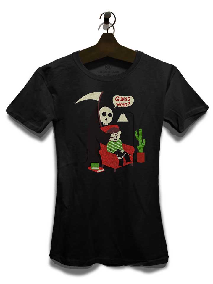 guess-who-skeleton-damen-t-shirt schwarz 3