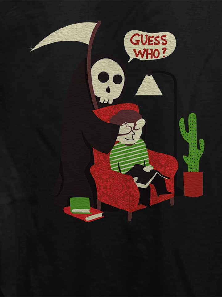 guess-who-skeleton-damen-t-shirt schwarz 4
