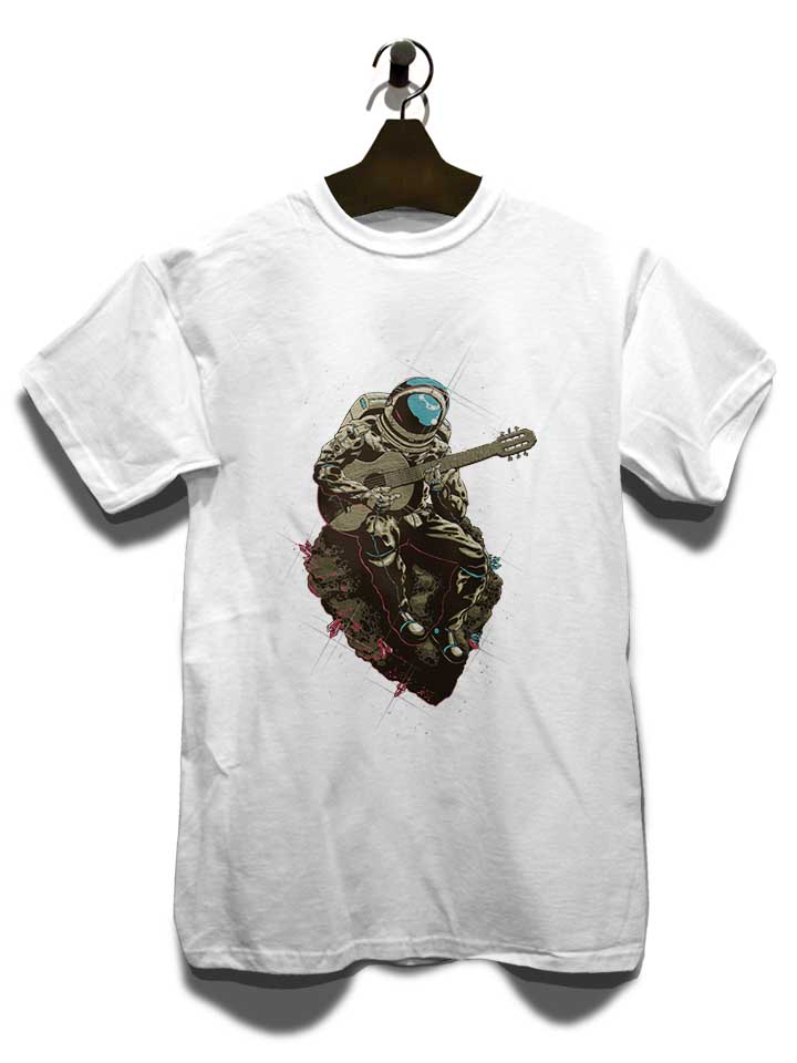 guitar-astronaut-t-shirt weiss 3