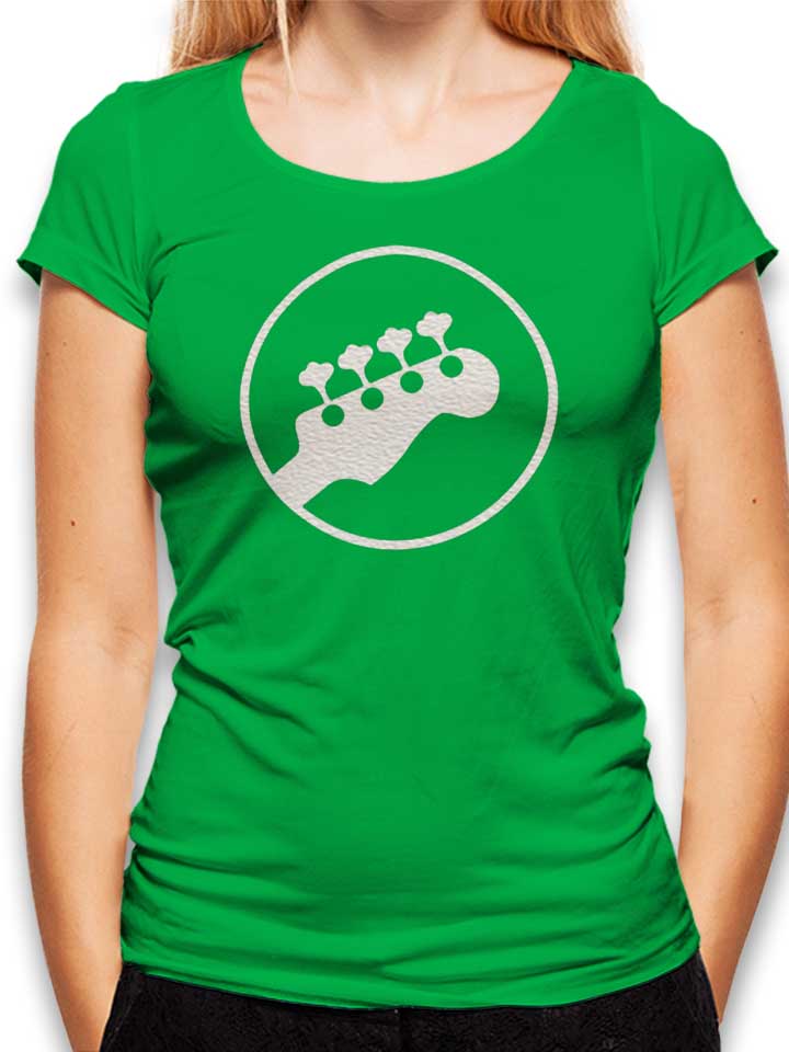 Guitar Logo Damen T-Shirt gruen L