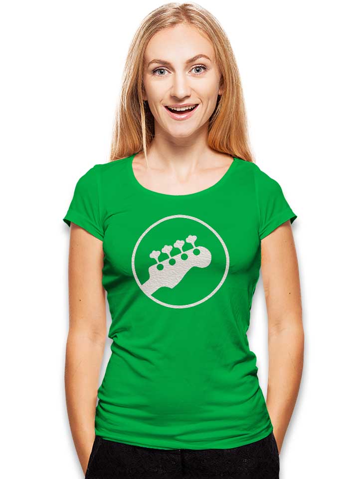 guitar-logo-damen-t-shirt gruen 2
