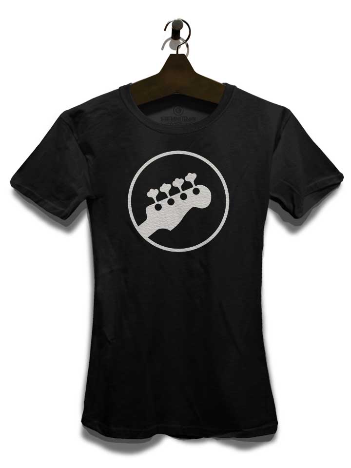 guitar-logo-damen-t-shirt schwarz 3
