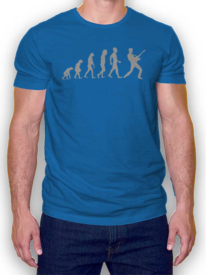 Guitar Player Evolution T-Shirt royal-blue L