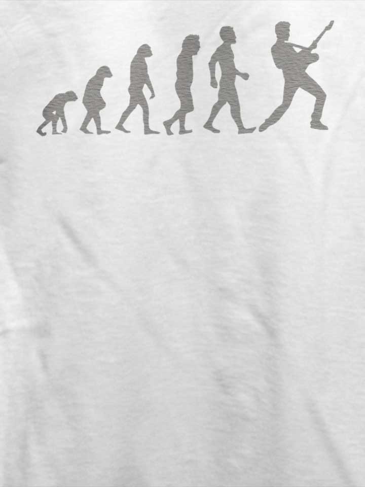 guitar-player-evolution-t-shirt weiss 4