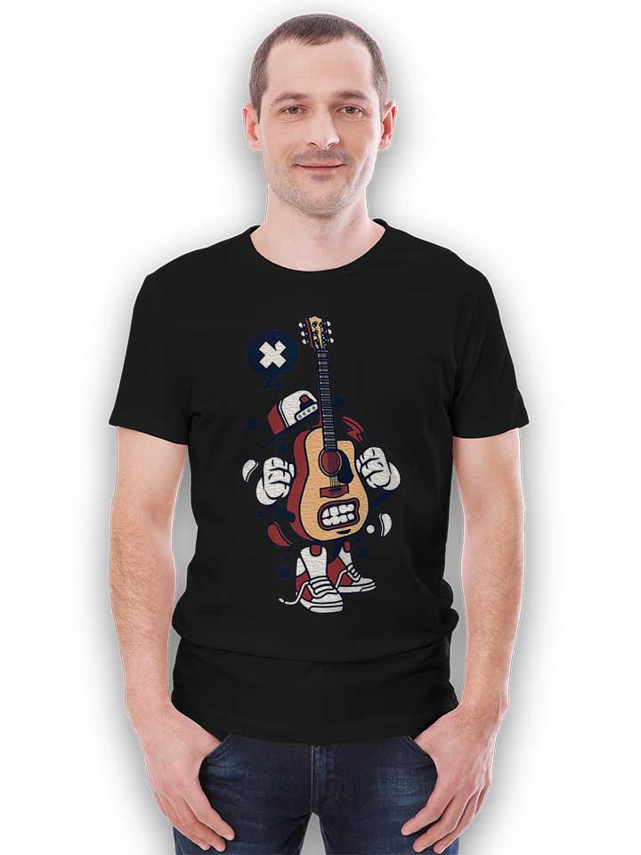 guitar-player-t-shirt schwarz 2