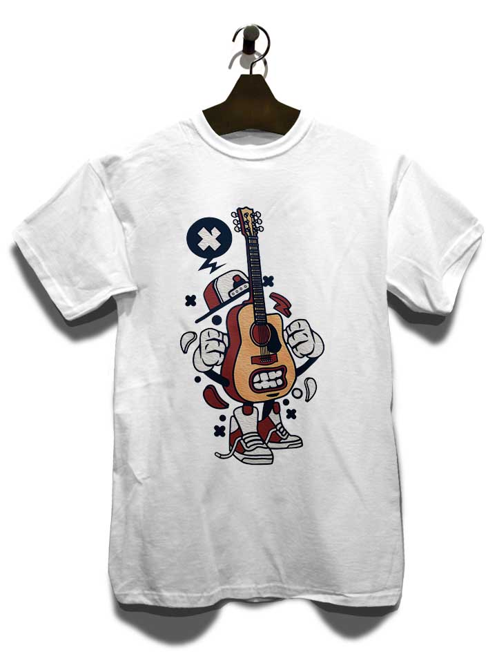 guitar-player-t-shirt weiss 3