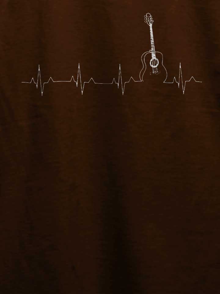 guitar-pulse-t-shirt braun 4