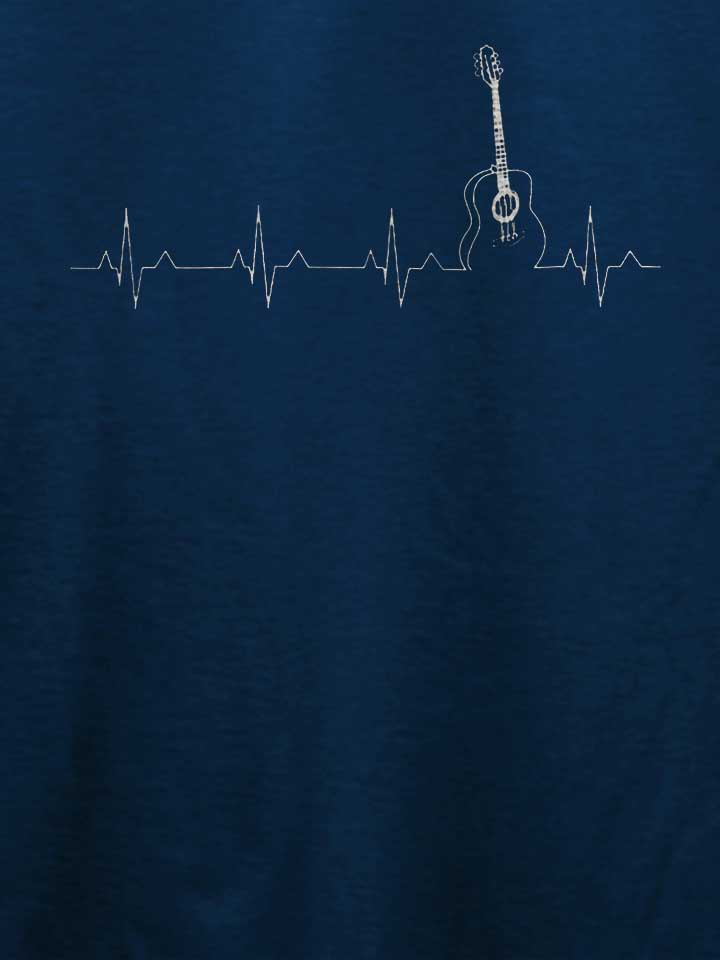 guitar-pulse-t-shirt dunkelblau 4