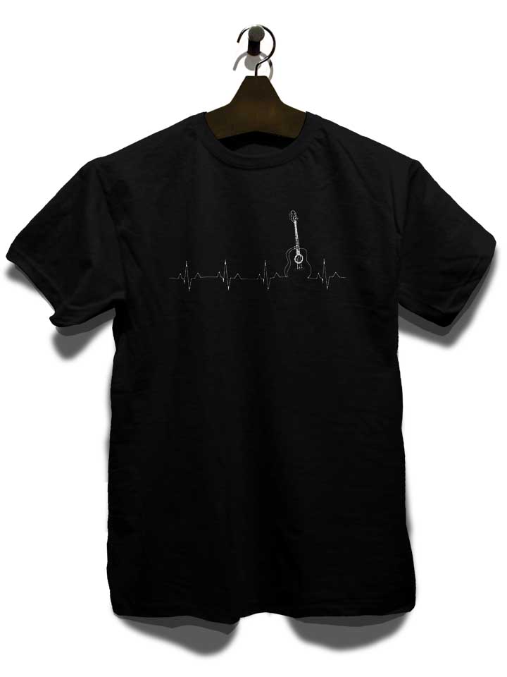 guitar-pulse-t-shirt schwarz 3