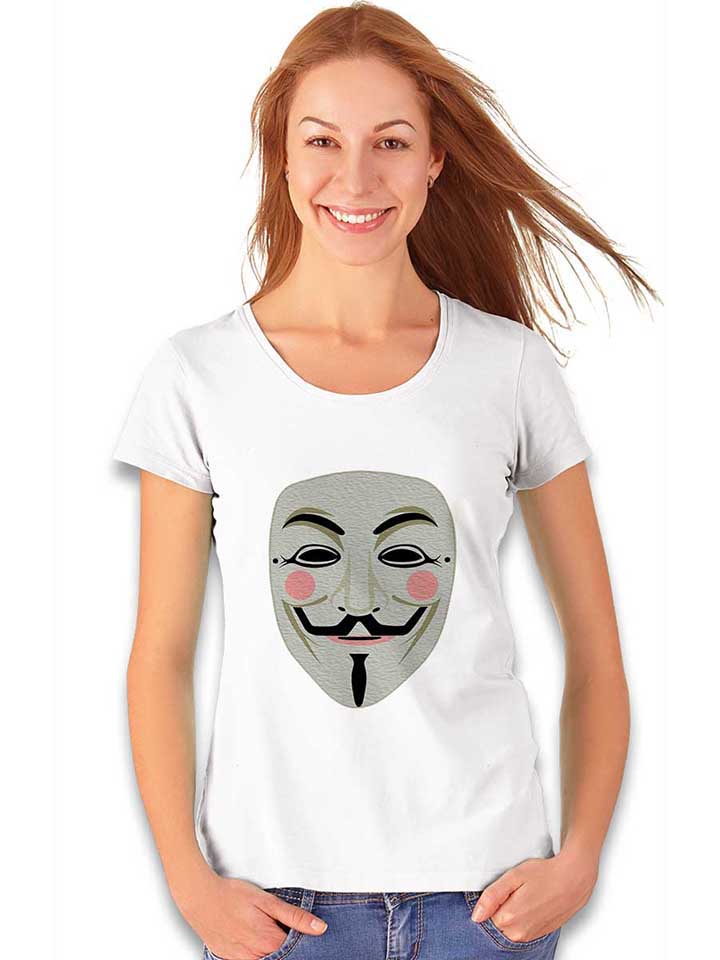 guy-fawkes-mask-damen-t-shirt weiss 2