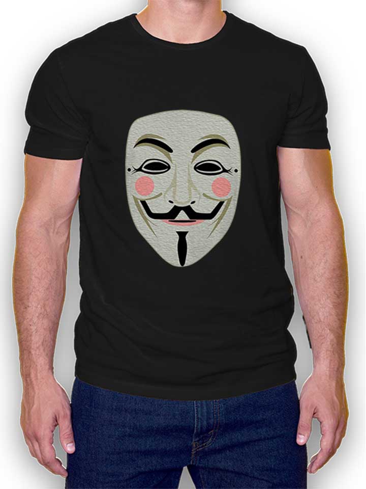 Guy Fawkes Mask Camiseta negro L