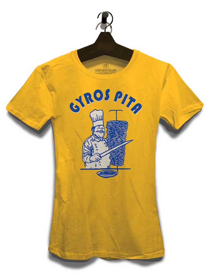 gyros-pita-damen-t-shirt gelb 3