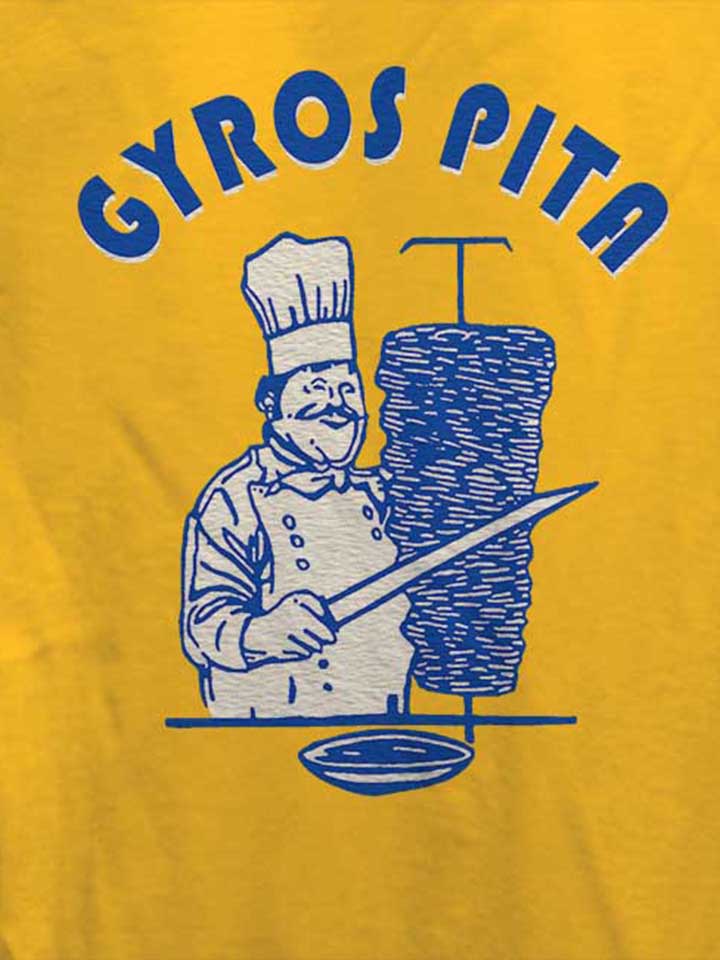 gyros-pita-damen-t-shirt gelb 4