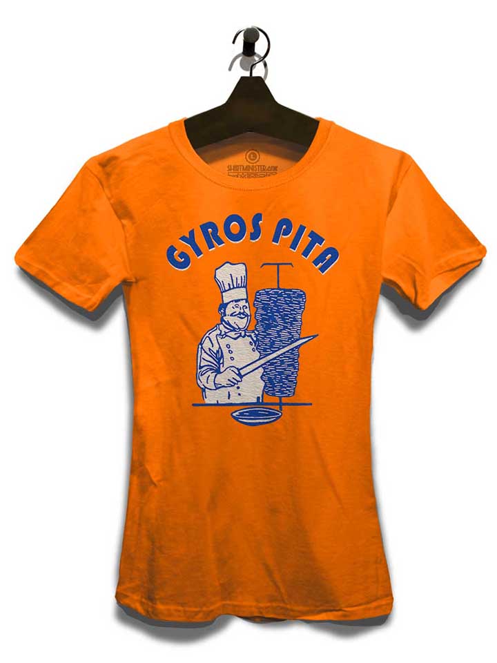 gyros-pita-damen-t-shirt orange 3