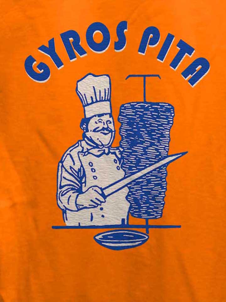 gyros-pita-damen-t-shirt orange 4