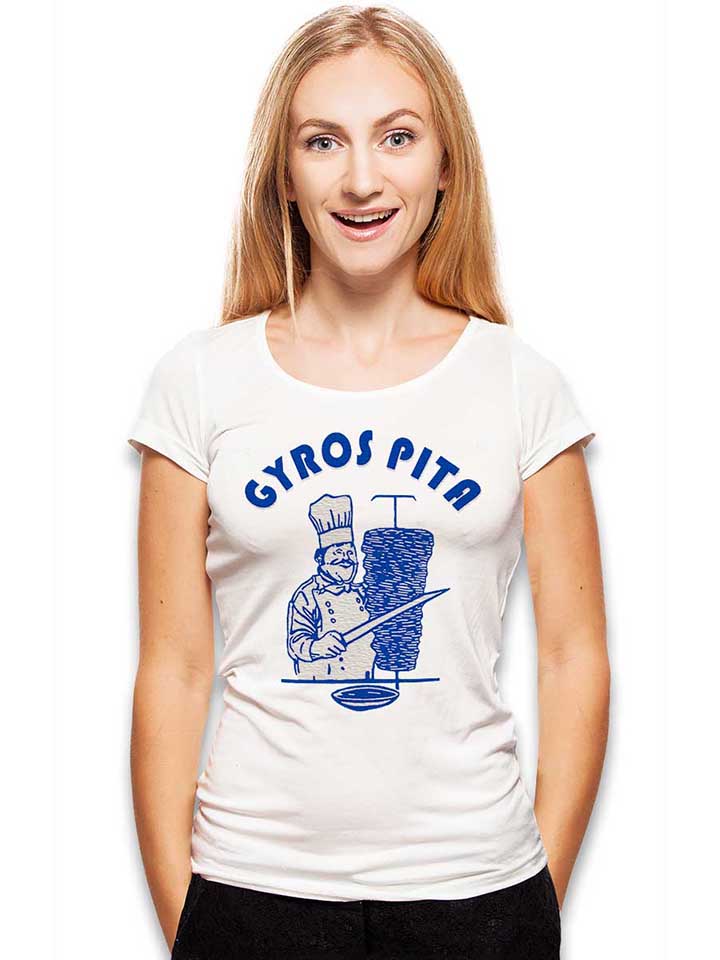 gyros-pita-damen-t-shirt weiss 2