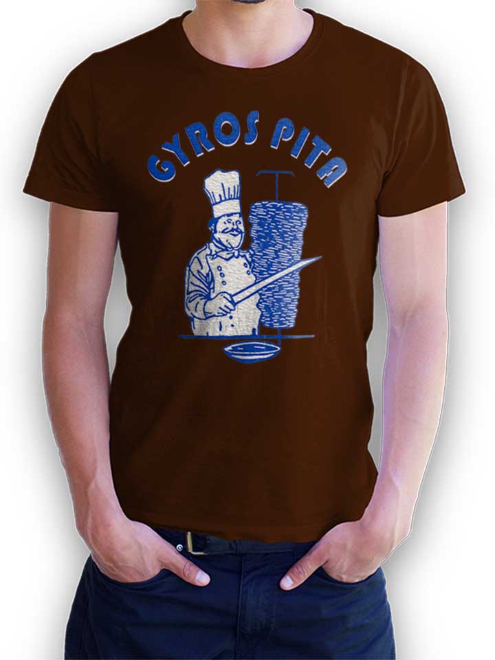 Gyros Pita T-Shirt brown L