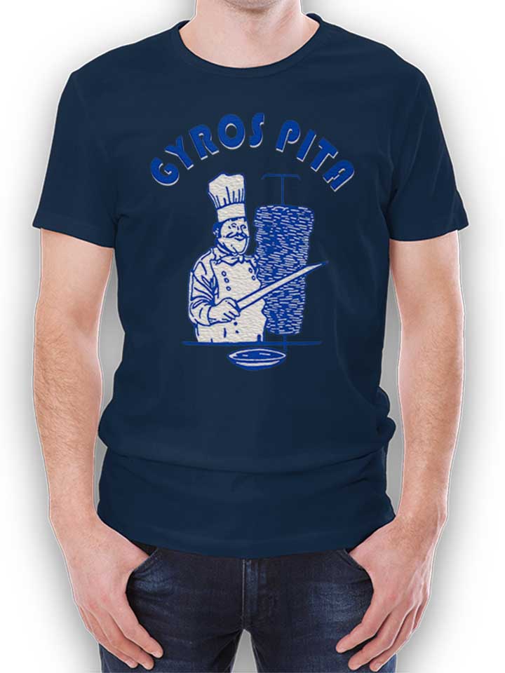 Gyros Pita T-Shirt dunkelblau L