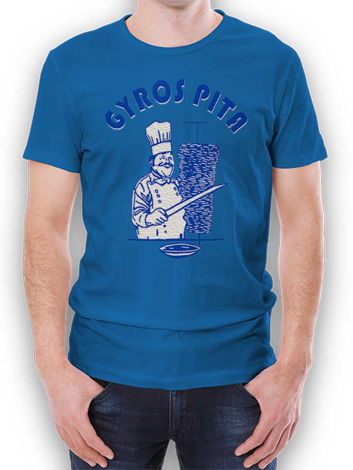 Gyros Pita T-Shirt royal-blue L