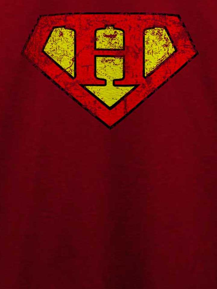 h-buchstabe-logo-vintage-t-shirt bordeaux 4