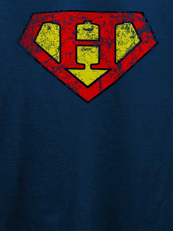 h-buchstabe-logo-vintage-t-shirt dunkelblau 4