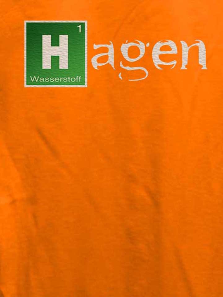 hagen-damen-t-shirt orange 4