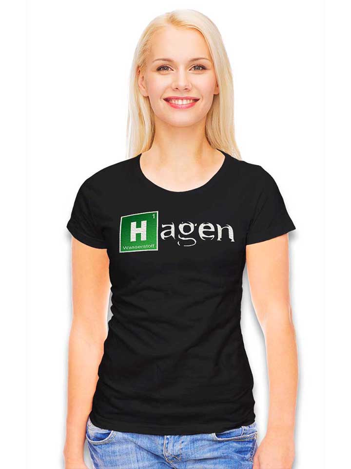 hagen-damen-t-shirt schwarz 2
