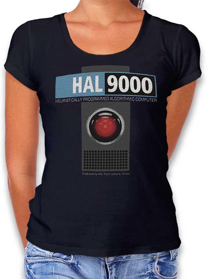 Hal 9000 02 Damen T-Shirt schwarz L