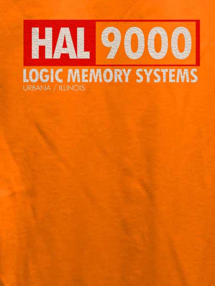 hal-9000-damen-t-shirt orange 4