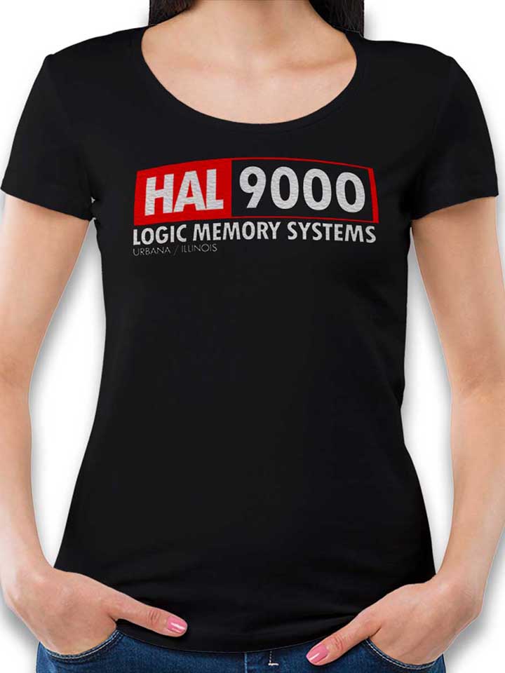 Hal 9000 Damen T-Shirt schwarz L