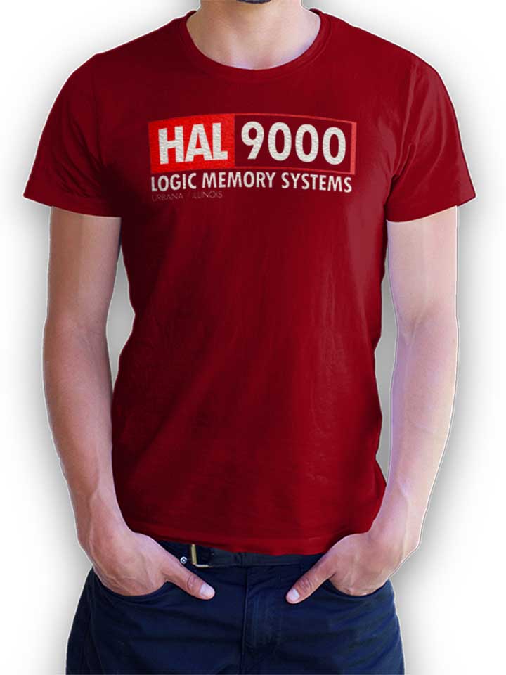 hal-9000-t-shirt bordeaux 1