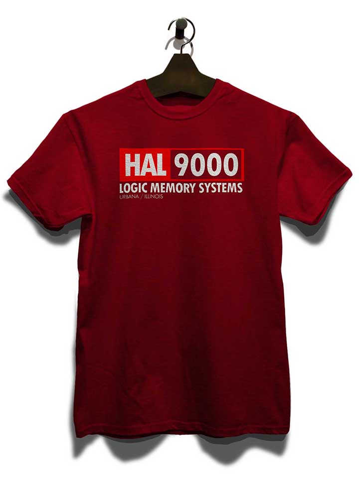 hal-9000-t-shirt bordeaux 3