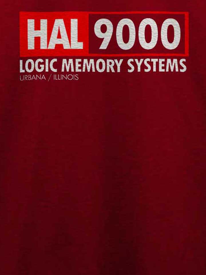 hal-9000-t-shirt bordeaux 4