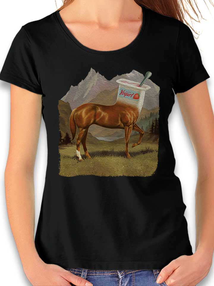 Half Horse Half Yogurt Damen T-Shirt schwarz L