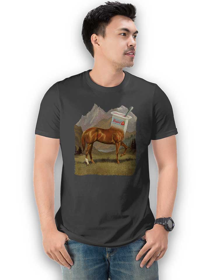 half-horse-half-yogurt-t-shirt dunkelgrau 2