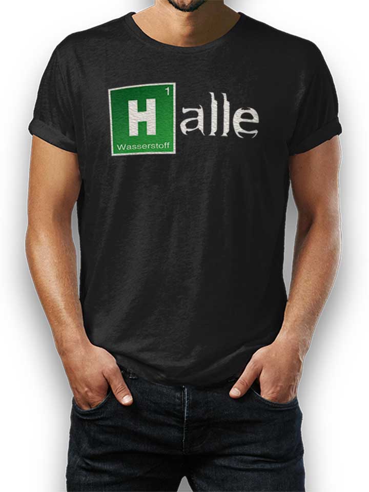 Halle T-Shirt schwarz L