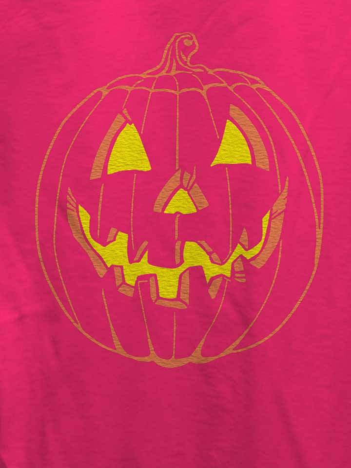 halloween-kuerbis-damen-t-shirt fuchsia 4