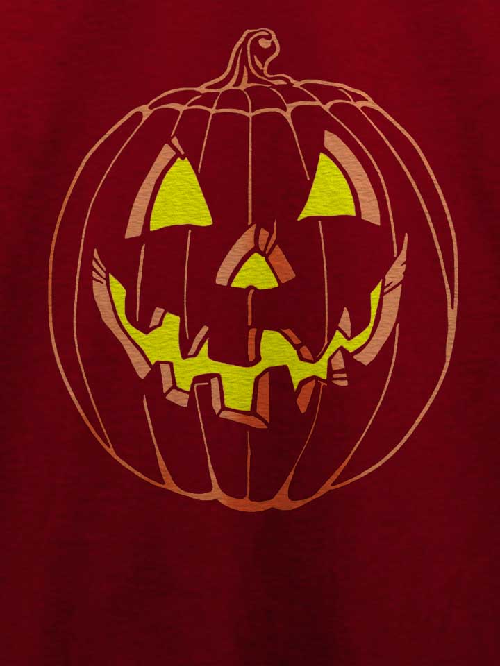 halloween-kuerbis-t-shirt bordeaux 4