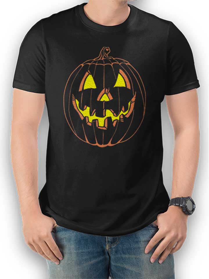 halloween-kuerbis-t-shirt schwarz 1