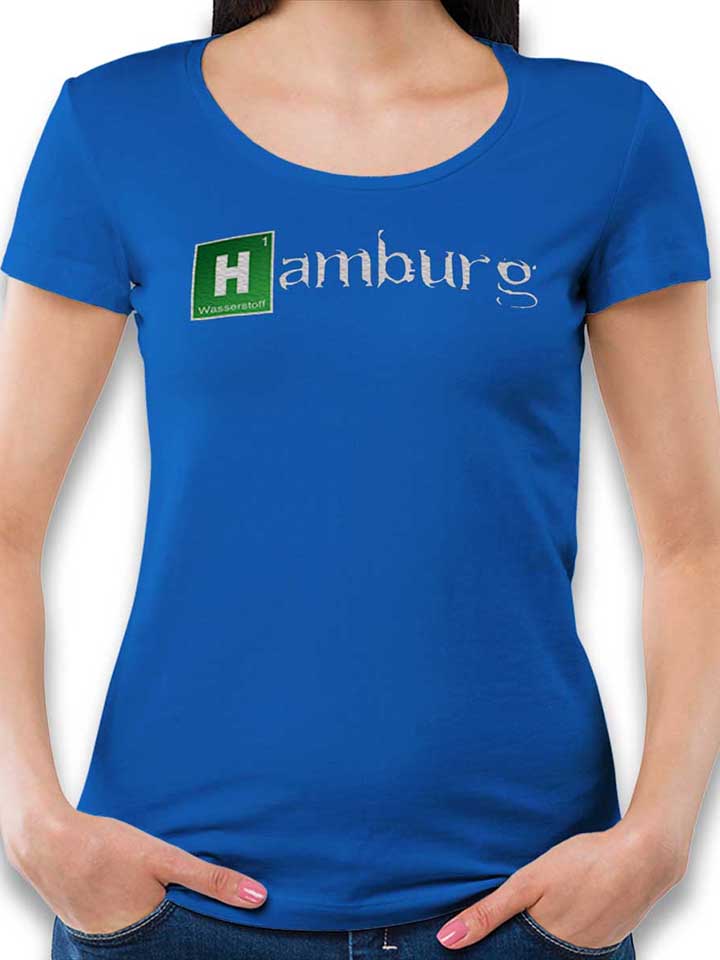 Hamburg Damen T-Shirt royal L
