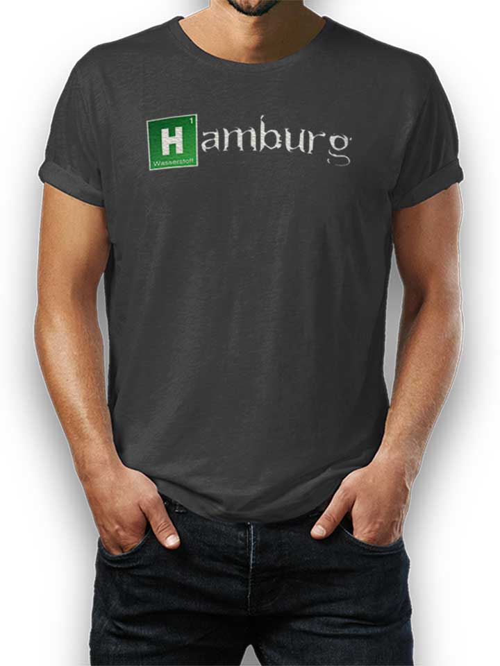 Hamburg T-Shirt dunkelgrau L