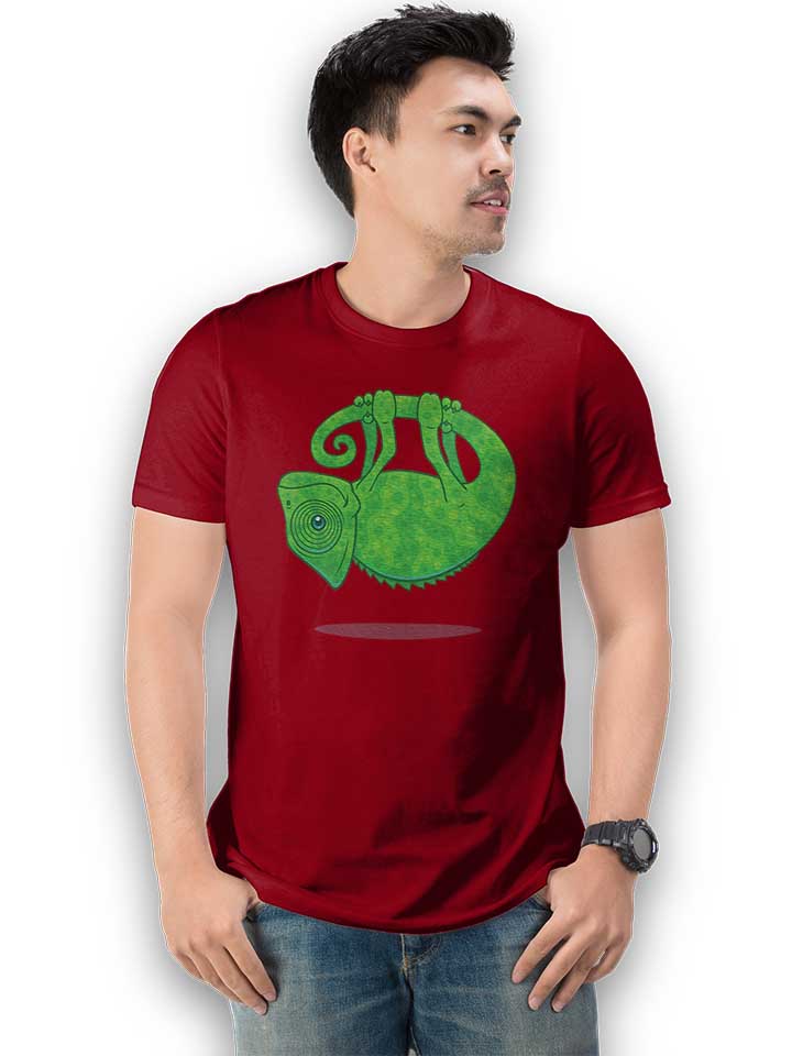 hang-in-there-chameleon-02-t-shirt bordeaux 2
