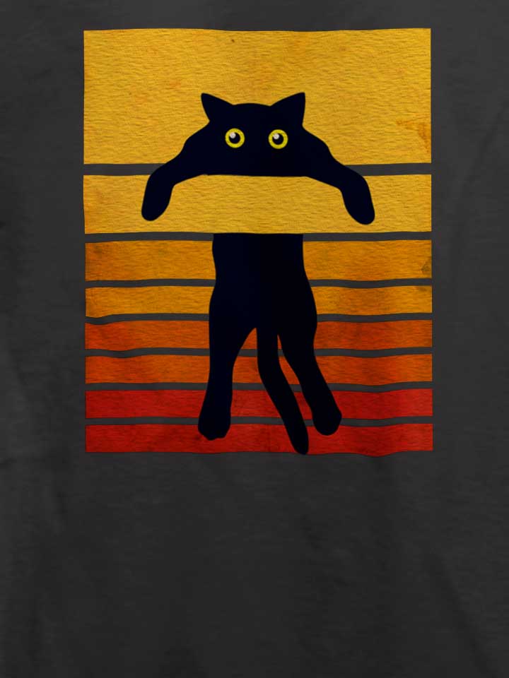 hanging-out-cat-t-shirt dunkelgrau 4