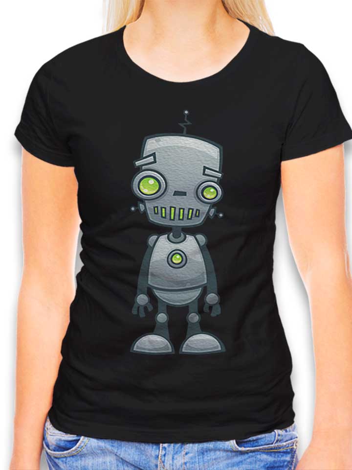 happy-robot-damen-t-shirt schwarz 1