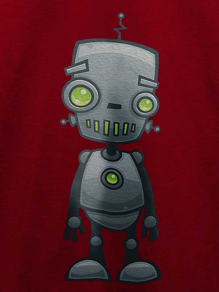 happy-robot-t-shirt bordeaux 4