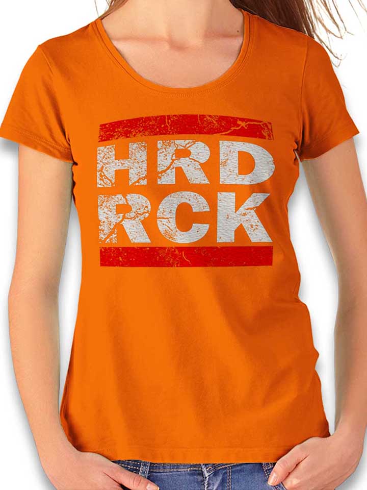 hard-rock-vintage-damen-t-shirt orange 1