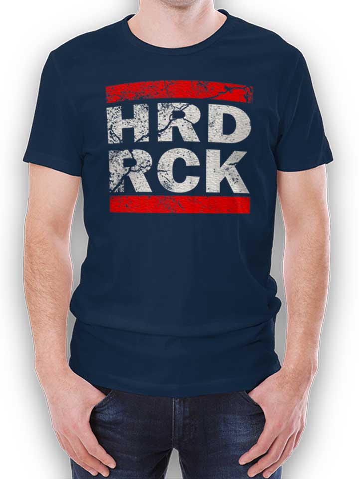 hard-rock-vintage-t-shirt dunkelblau 1