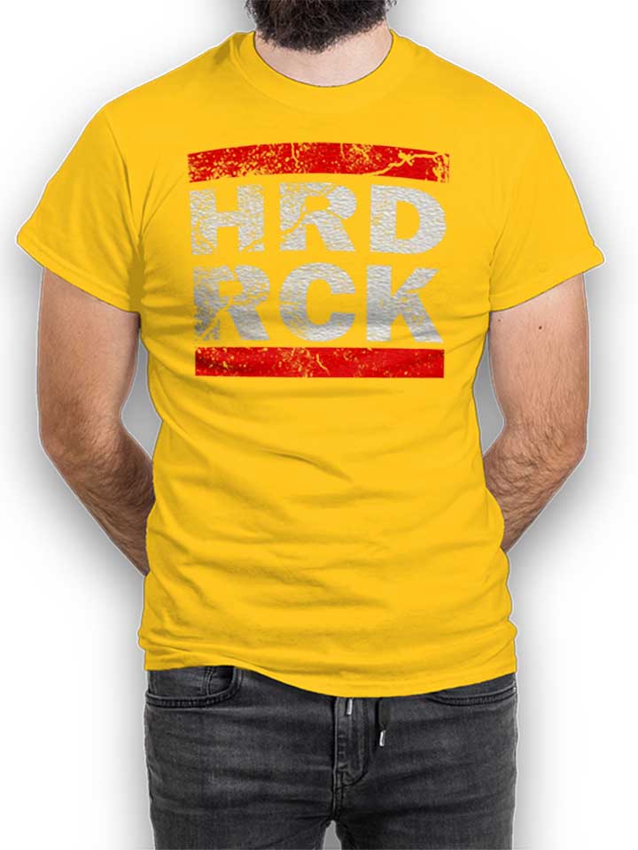 hard-rock-vintage-t-shirt gelb 1