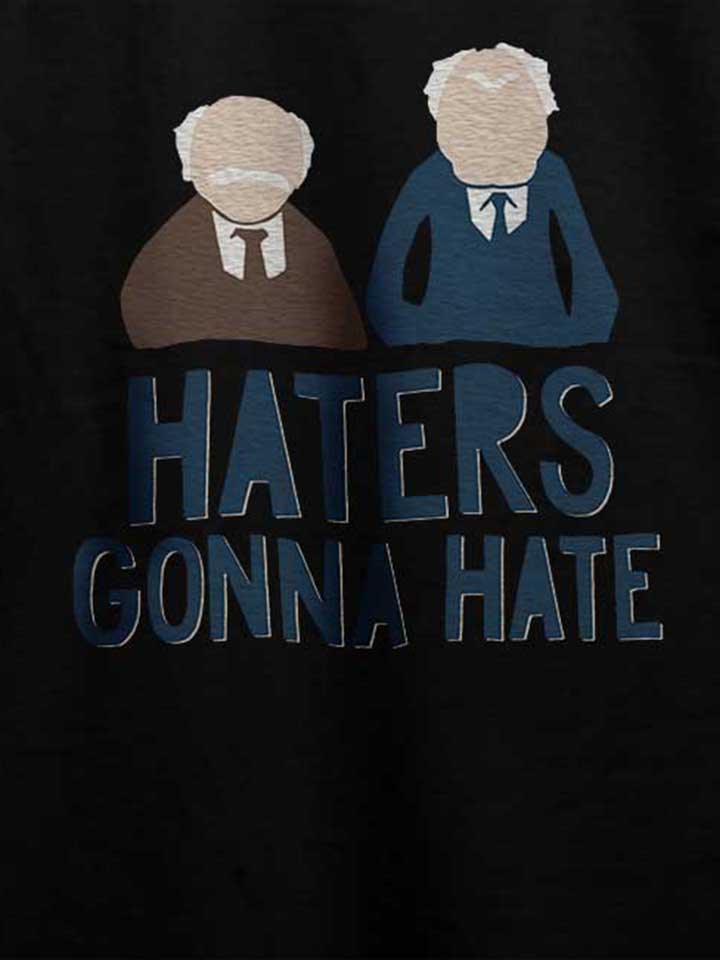 haters-gonna-hate-waldorf-statler-t-shirt schwarz 4