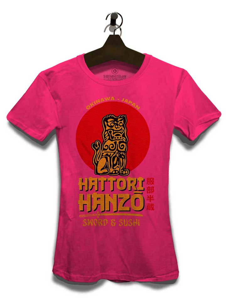 hattori-hanzo-logo-damen-t-shirt fuchsia 3